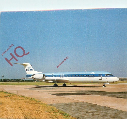 Picture postcard klm - picture, fokker