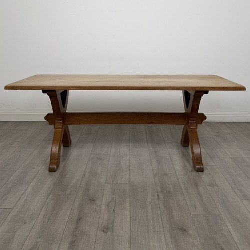 Antique large oak refectory - antique,