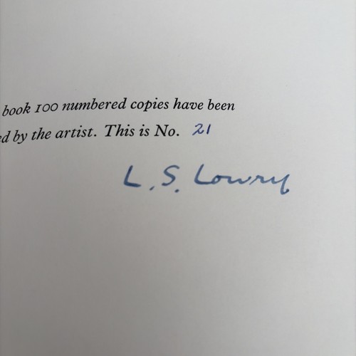 Drawings lowry signed - drawings, l.s.