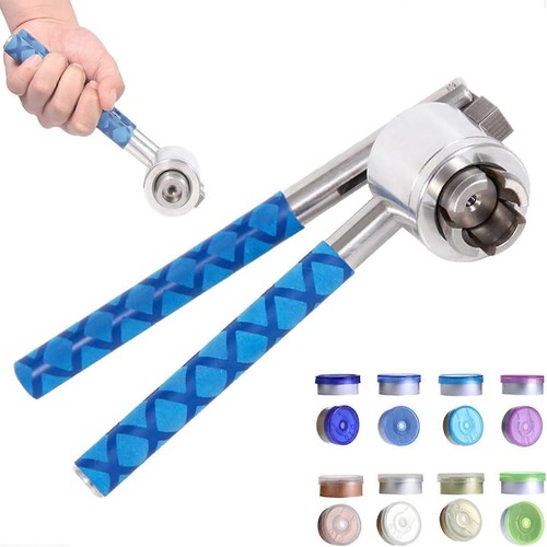Handheld vial crimper - vial,