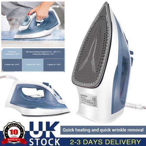 Electric steam iron - fast, heat