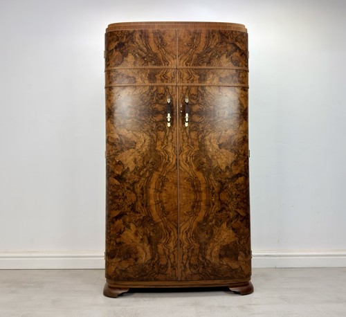 Art deco figured - art, walnut