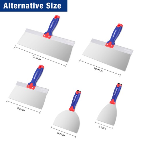 Workpro 5pcs putty knife - 5pcs,