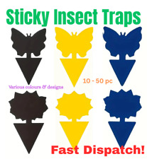 Fruit Fly Traps Sticky Insect Catcher Pest Control for Gnats Aphids Mosquitoes