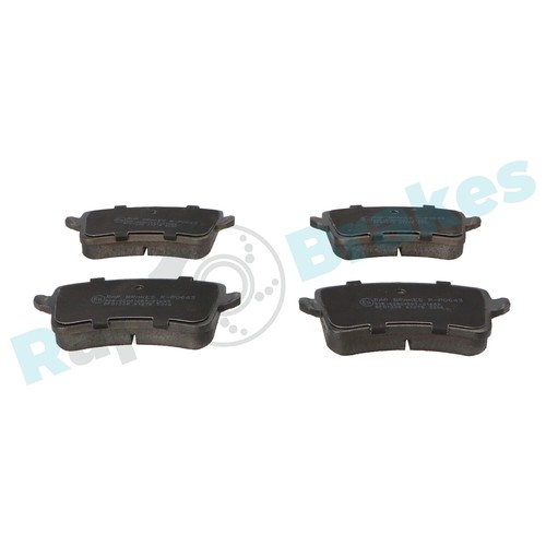 Rear brake pad - brake, set