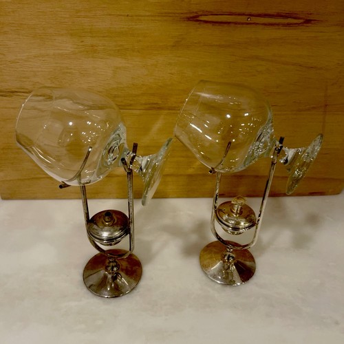 Leonard siverplate brandy - 2x,