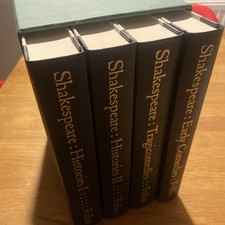 William Shakespeare Works Folio Society 4 Volume Set - Stunning Condition 