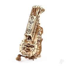 UGears Steampunk Hurdy-Gurdy Musical Instrument Mechanical Wood Construction Kit