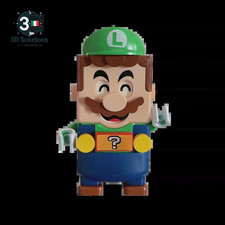 Super Mario Bros Blocks Luigi Buliding Blocks Action Toy Figure Assemblaggio Gio