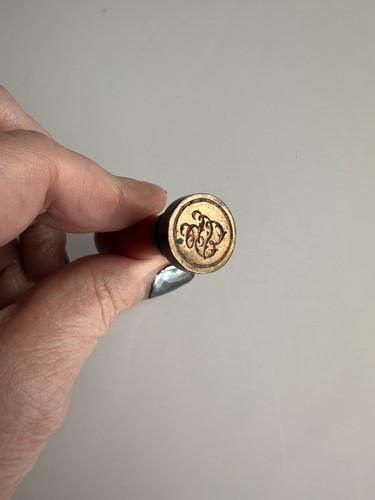 Antique wax seal stamp 19th - antique,