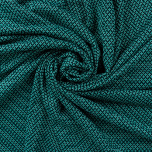 Green vintage diamond jacquard - vintage,