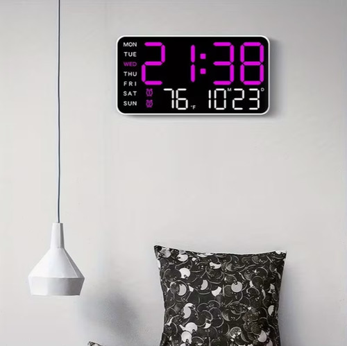 Led digital wall clock - led,