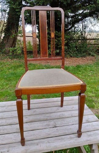 Edwardian inlaid mahogany - edwardian,