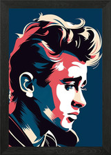 James Dean Pop Framed Wall Art