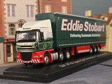 Model Eddie Stobart DAF XF105 Space Cab Lorry Tautliner Trailer Model 1:76 2011