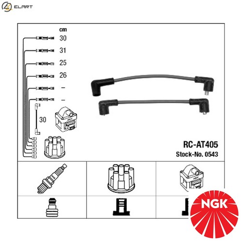 Ignition cable kit 0543 - kit,