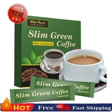 18Pcs Green Coffe Green Slim Coffee with Ganoderma Control Weight-Loss ho t H1L9