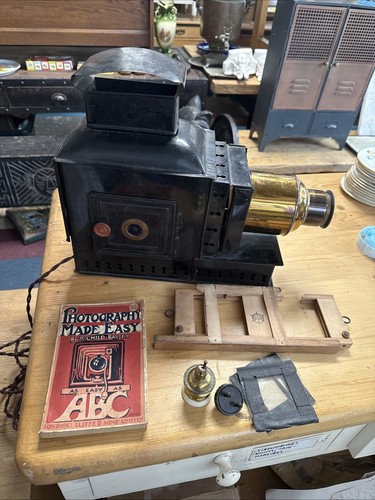 Antique magic lantern - antique,