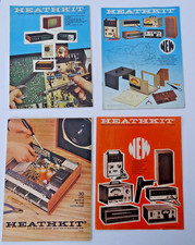 Joblot HEATHKIT Catalogues Vintage Electronic Kit Magazines 1970s x 4 (lotHK3)
