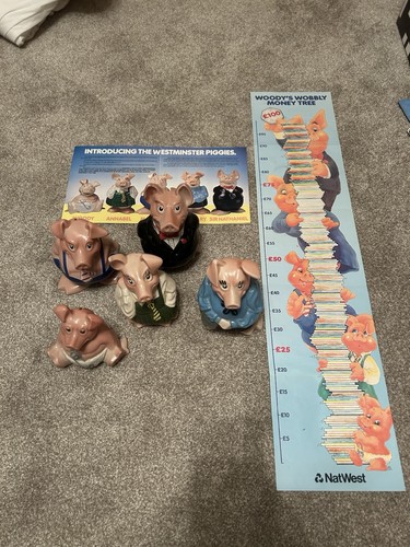 Wade natwest piggy bank pigs - natwest,