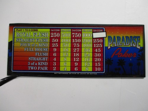 Video poker award glass - award,