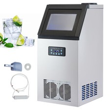 CRENEX 72kg 255W Commercial Ice Maker Ice Cube Machine Restaurant Bar Club.