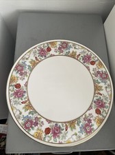 Royal Worcester Chinese Garden Gateau Plate 