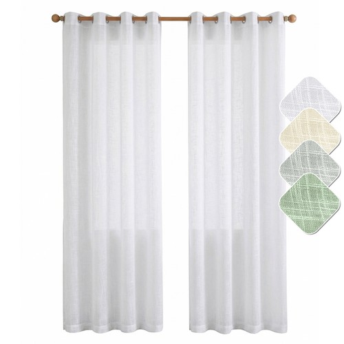 Voile panel net lined - lined, look