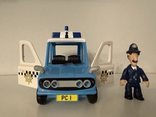 Postman Pat 2008 Pc Selby Push Along Police Car & Posable Figure