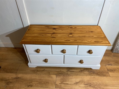 Pine chest drawers - pine,