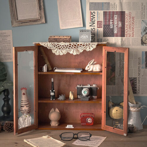Wall mounted wooden storage - wall,