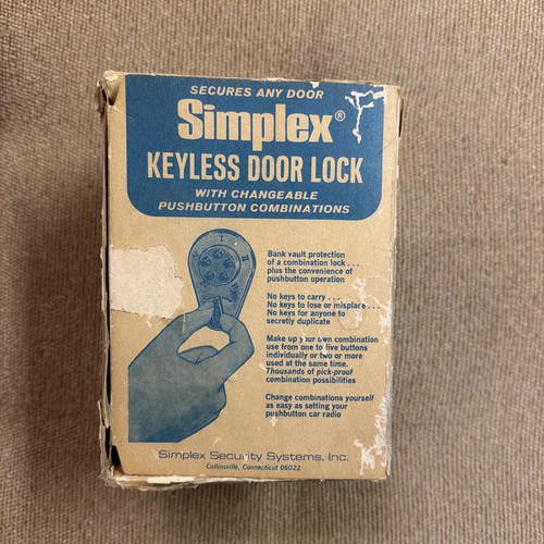 Simplex 919 mechanical keyless - 919,