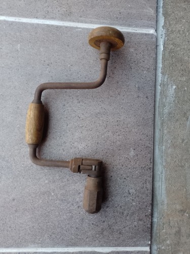 Vintage bit brace hand drill - vintage,