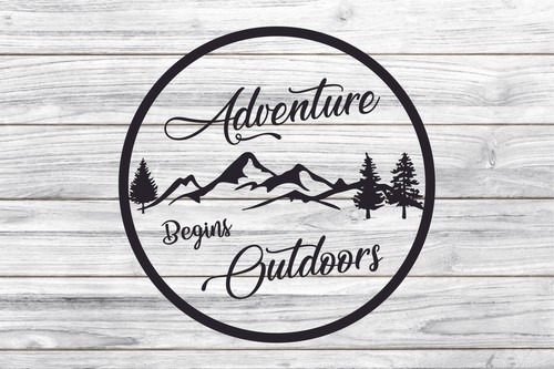Adventure begins outdoors - adventure,