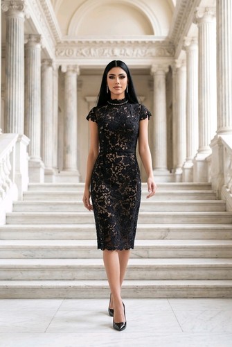 Monsoon classic black - , lace