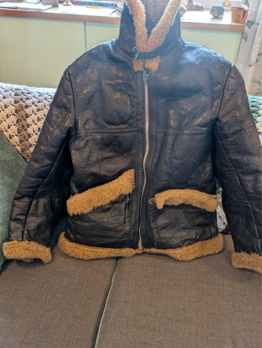 1960 leather sheepskin - 1960's,