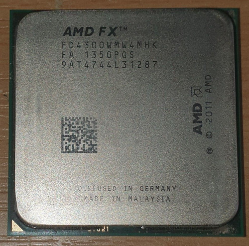 Amd 4300 ghz 4 core - core, 4mb