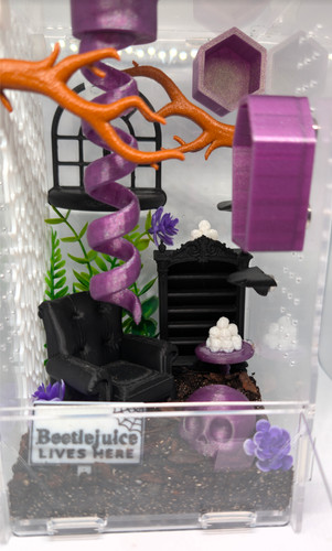Printed jumping spider - 3d,