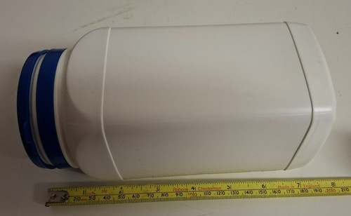 Large plastic storage jar - storage, food