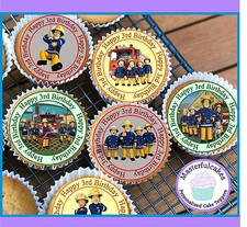 24 X FIREMAN SAM 3RD BIRTHDAY