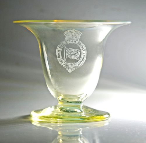 Vaseline glass royal mail - vaseline,