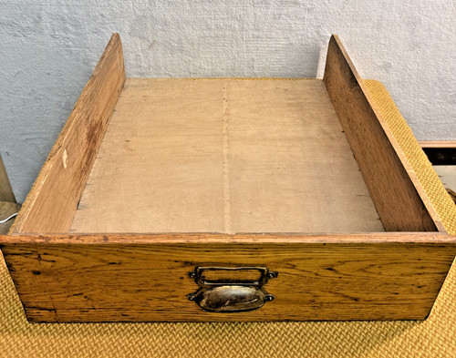 Vintage oak haberdashery - oak, shop