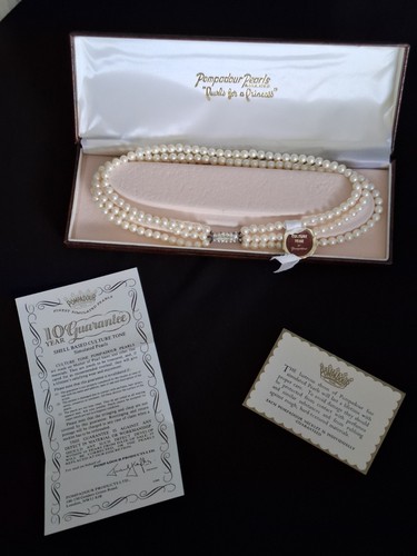 Vintage pompadour pearls for - vintage, a