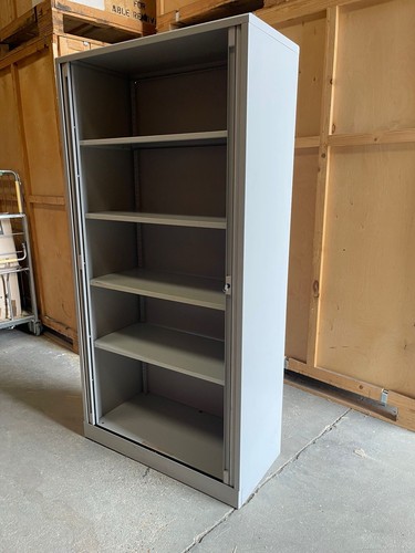 Tambour cabinet door metal - 2,