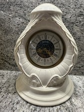 Belleek Mantel Clock  Excellent Condition New Battery
