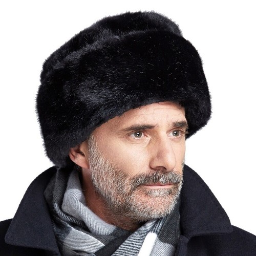 Men black luxury - black, mink