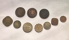 British India Coins Lot From 1835 to 1957 Incuding Silver 1/4 Rupee All listed.