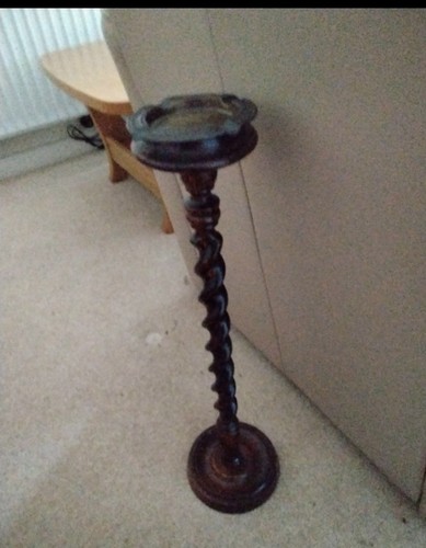 Wooden barley twist stand - twist,