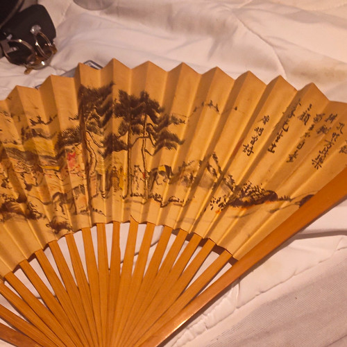 Chinese folding hand - folding, fan