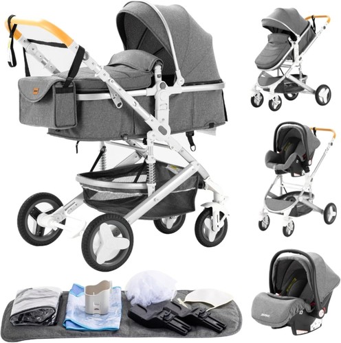 Pram pushchair with - 3,